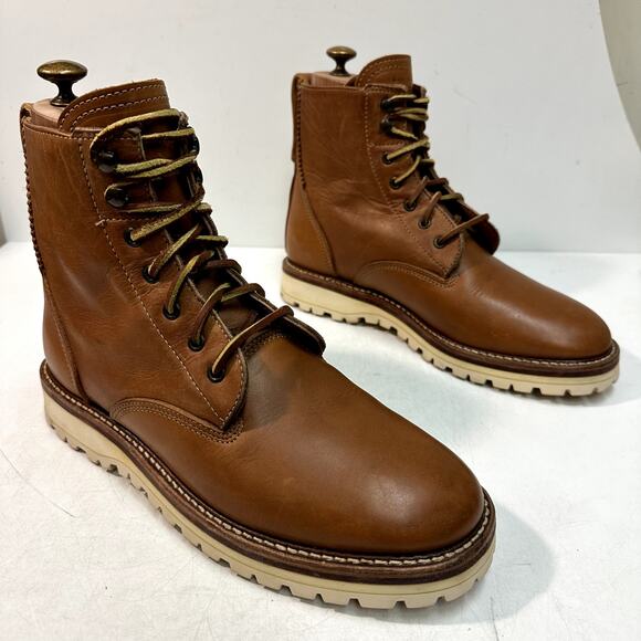 EXCELLENT Rancourt & Co x Cole Haan Plain Toe Boot Vibram Made in Maine USA 10 D - Picture 3 of 13